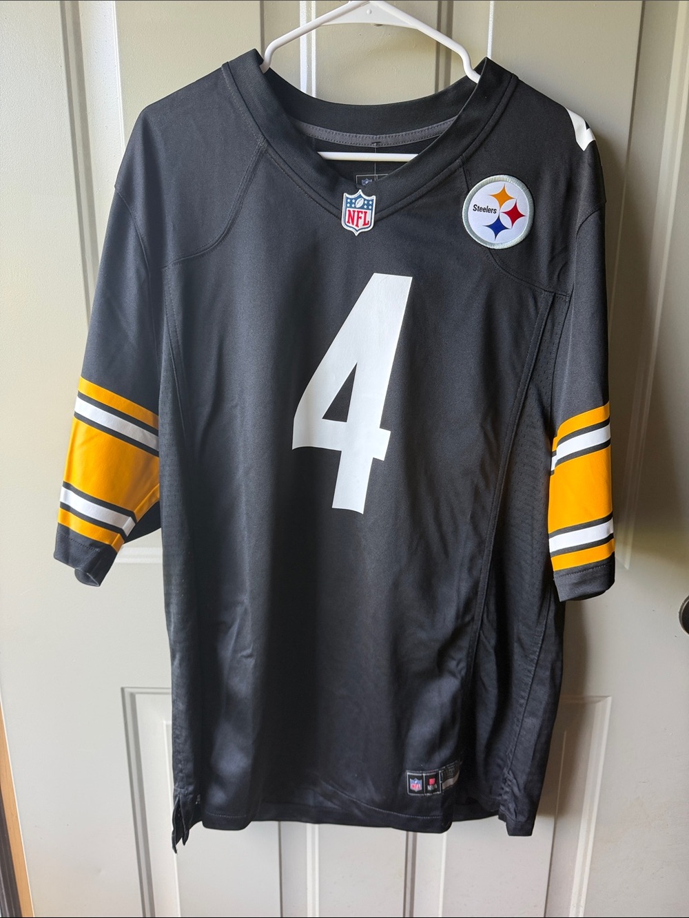 DK METCALF #4 STEELERS JERSEY